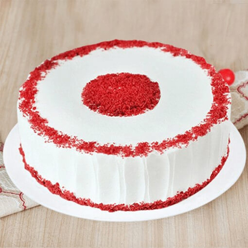 round-red-velvet-eggless-cake
