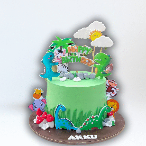 Dinosaur Craze Cake