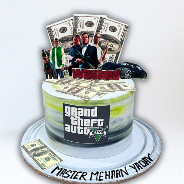 GTA V Theme Cake