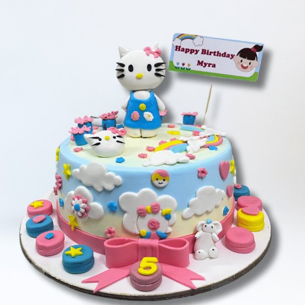 Hello Kitty Fondant Cake