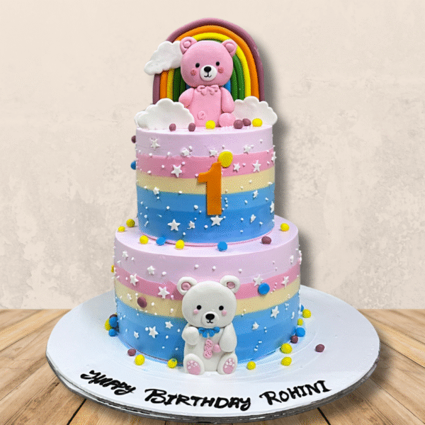 Teddy's First Birthday Cake