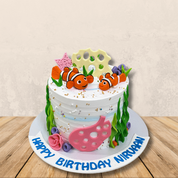 Finding Nemo Theme Cake