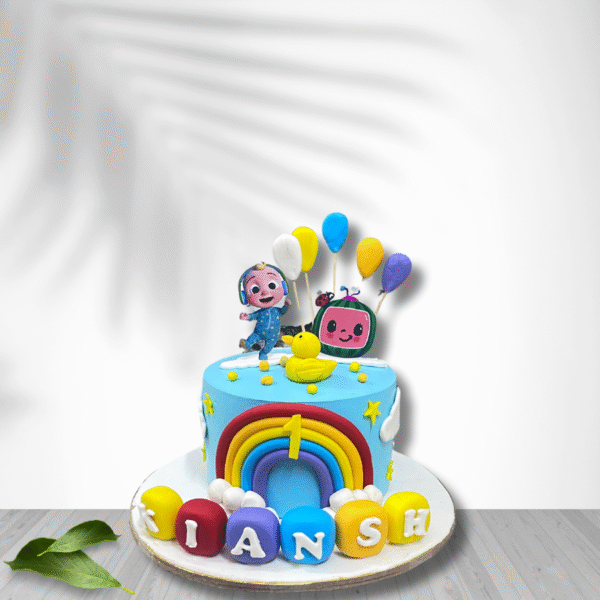 Cocomelon Rainbow Cake