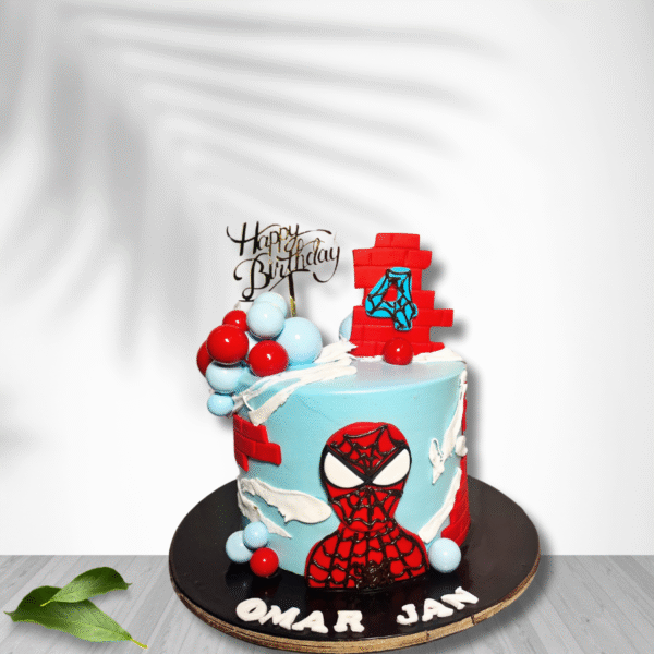 Creamy Spiderman Cake