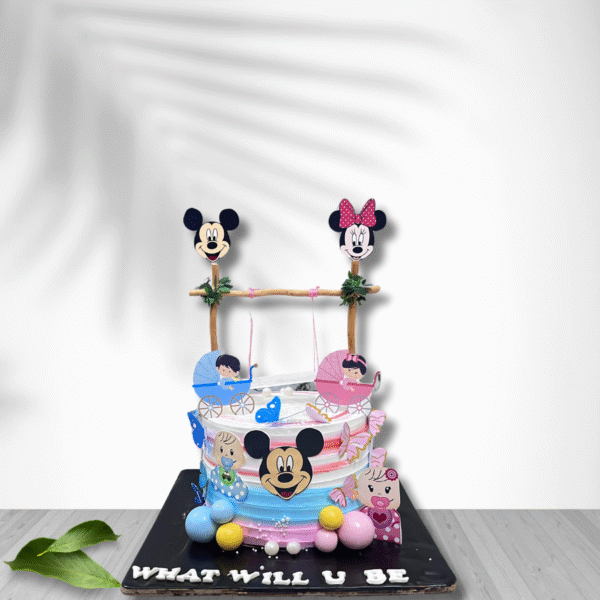 Mickey And Minnie Cake Delight