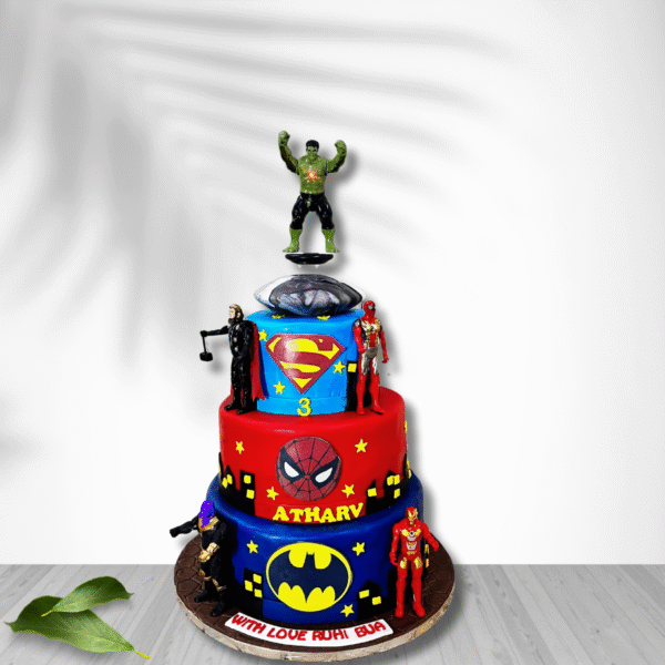 Avengers Theme Cake