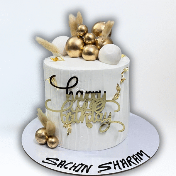 Golden Luxury Cake