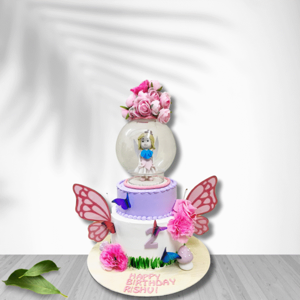 Second Birthday Butterfly Cake