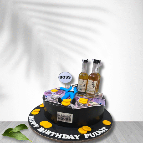 Rich Boss Theme Cake