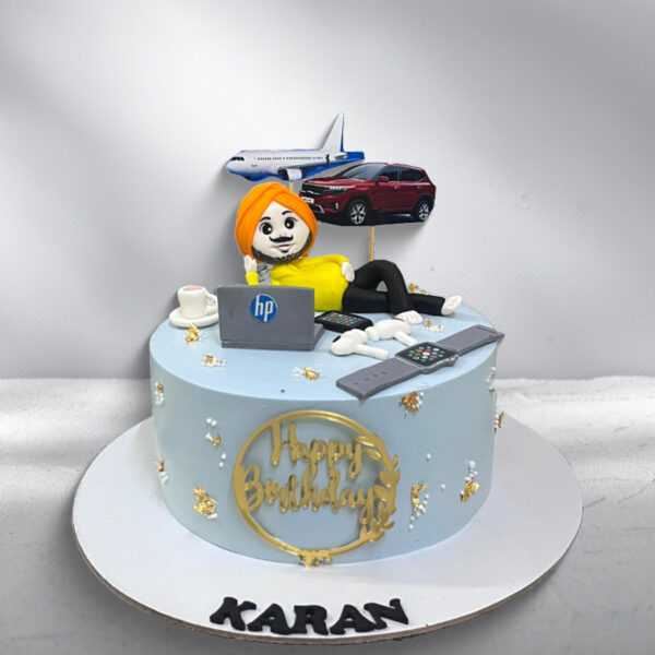 Relaxed Sardar Theme Cake