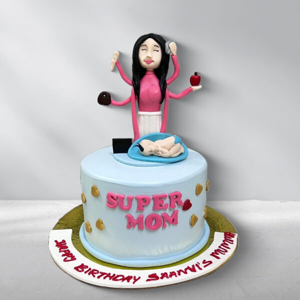 Mom's Superpowers Cake