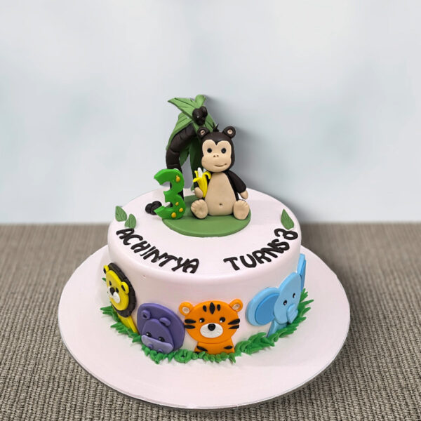 Wild Adventure Theme Cake
