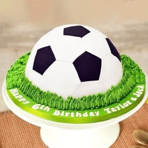 Mouth Watering Football Cake