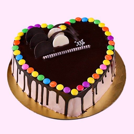 GEMS Inspiration Heart Cake