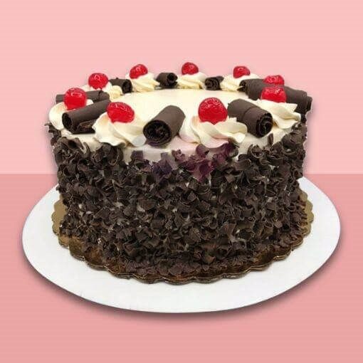 Black Chocolaty Forest Cake
