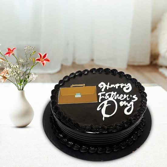 Fathers Day Chocolate Truffle Cake