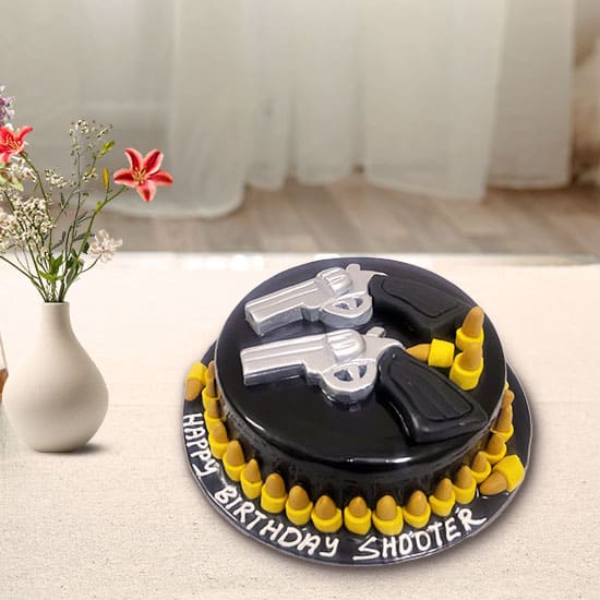 Bullet Gun Cake