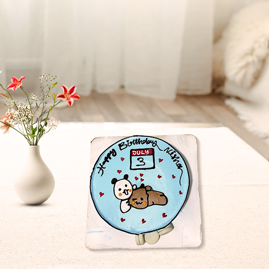Teddy's Garden Cake