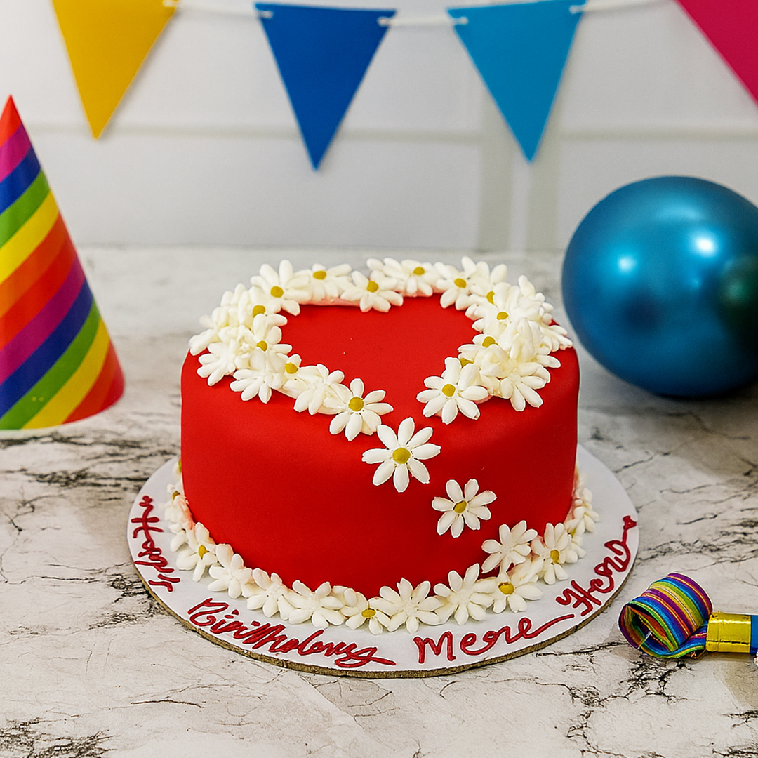 Sweetheart Bliss Anniversary Cake
