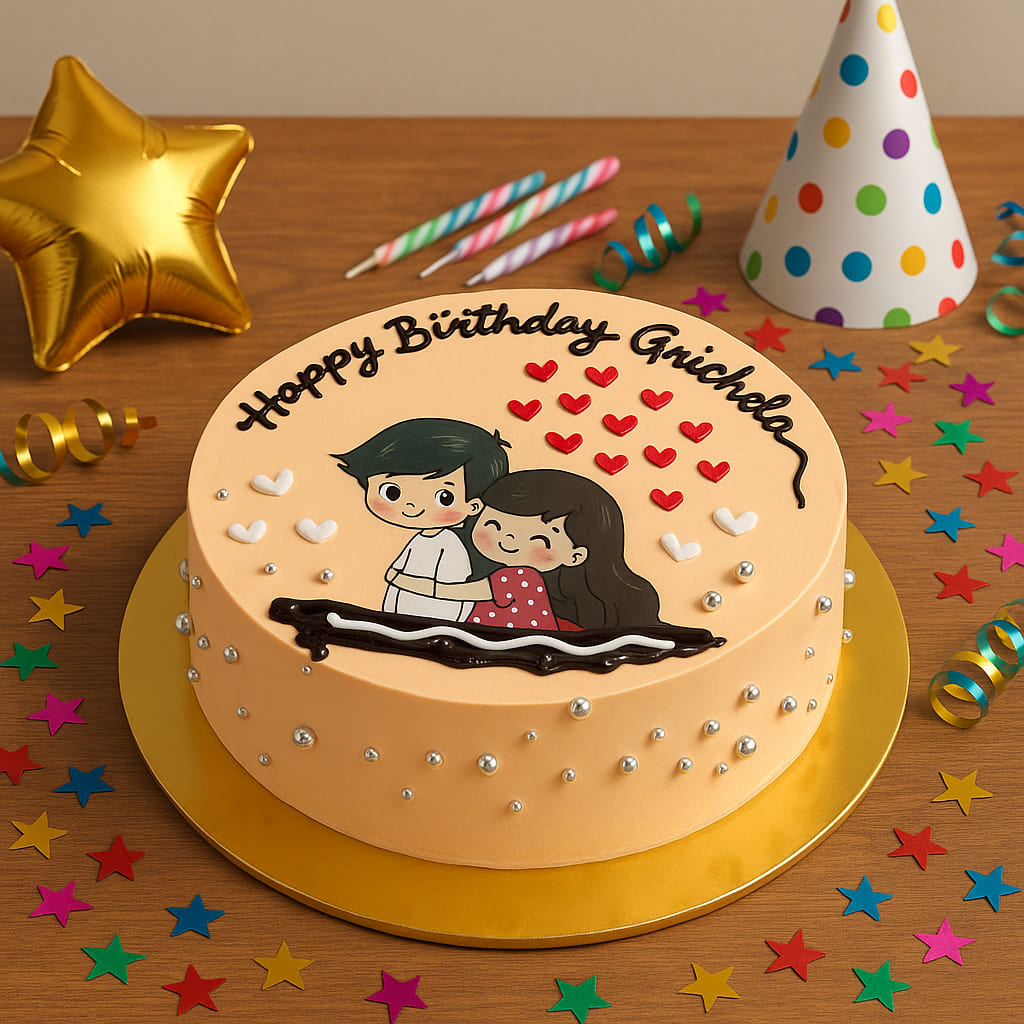 Sweetheart Birthday Celebration Cake