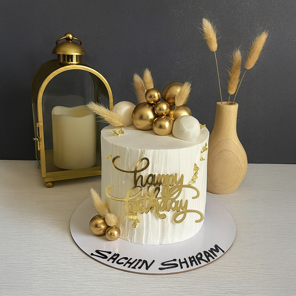 Golden Luxury Cake