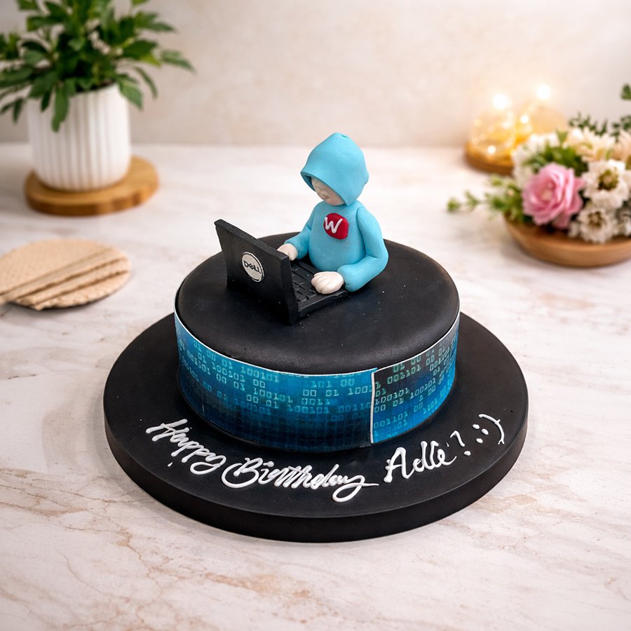 Adit’s "The Matrix" Hacker Birthday Cake