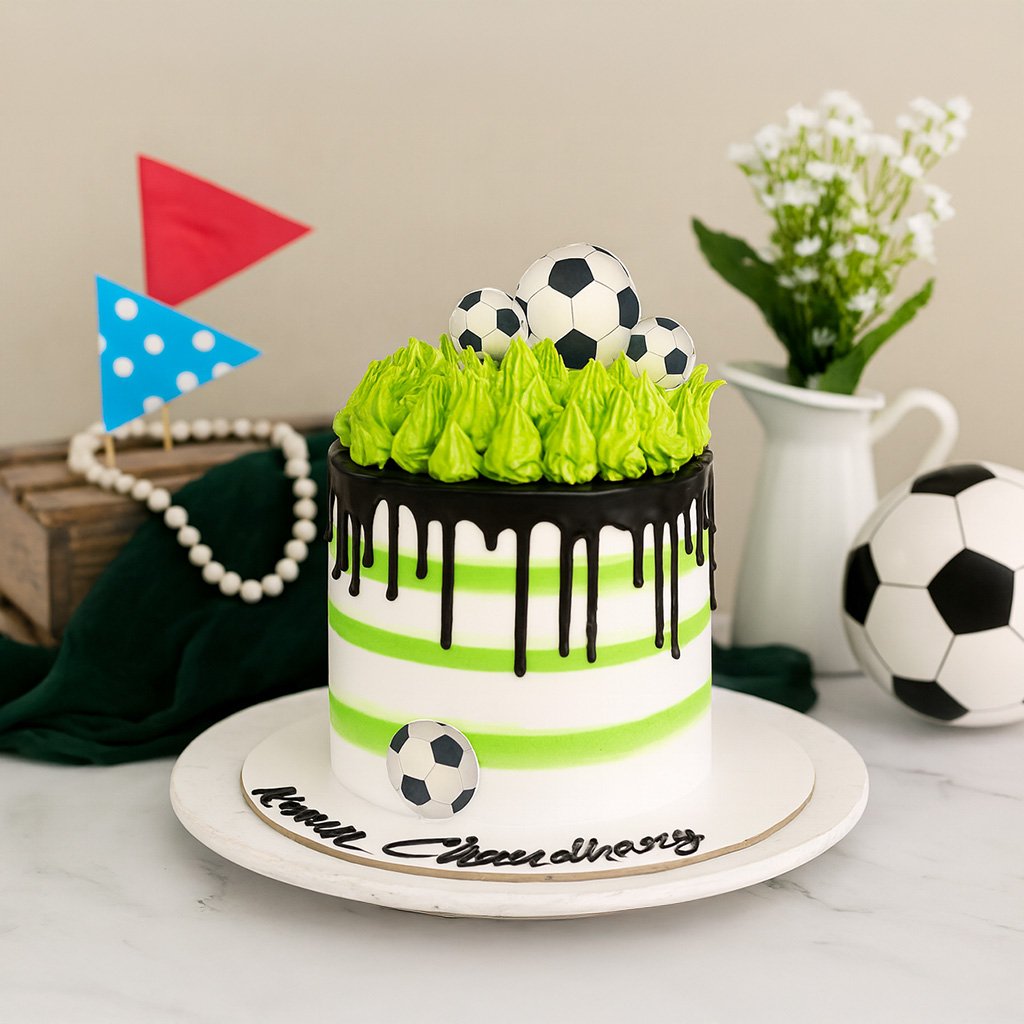 CR7 Al Nassr Cristiano Ronaldo Football Birthday Cake