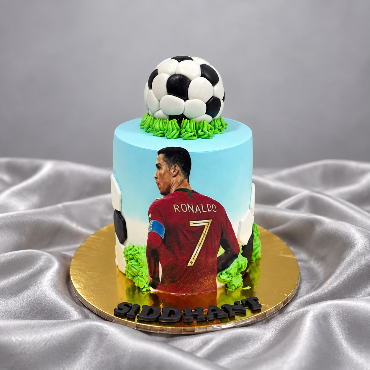 CR7 Cristiano Ronaldo Football Theme Cake