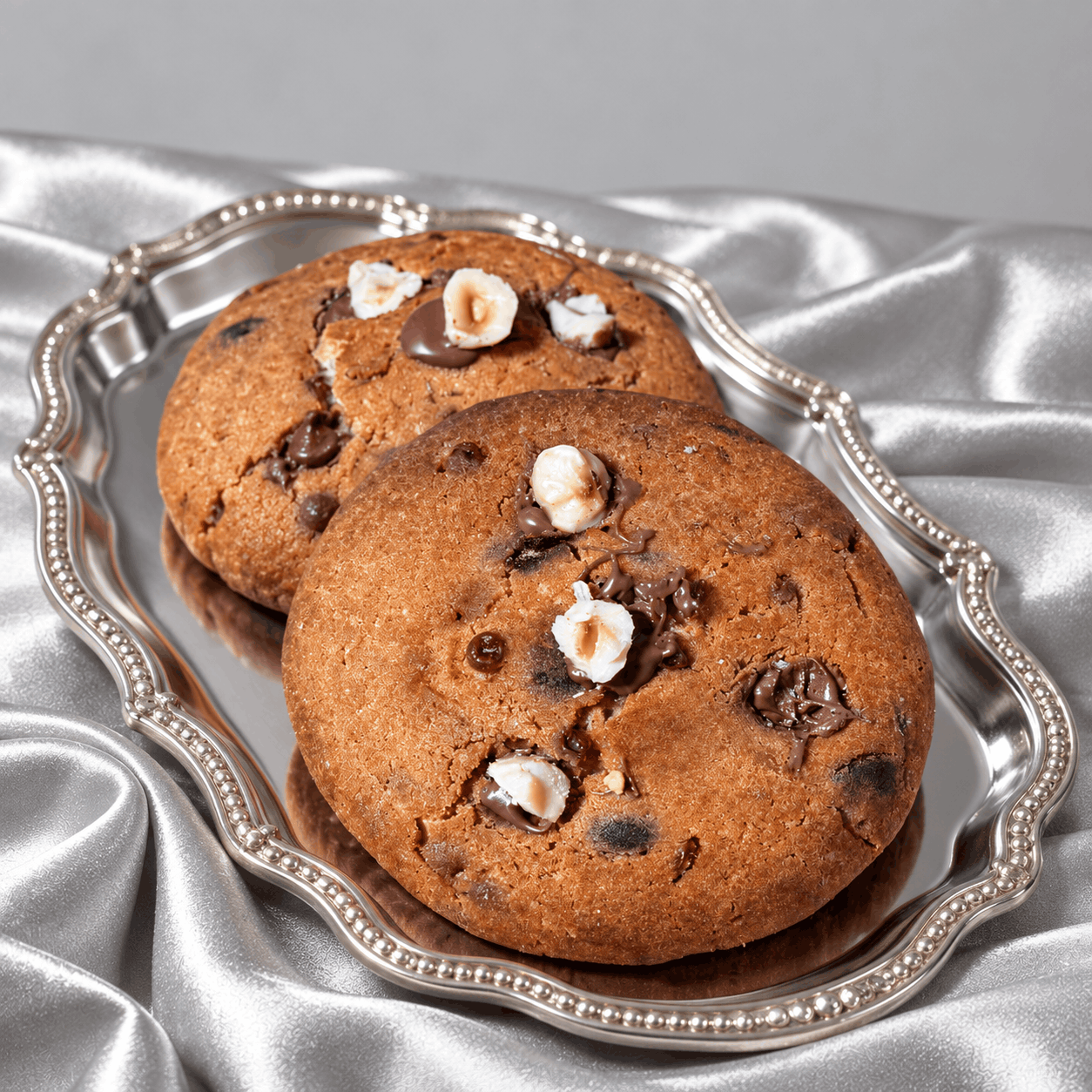Premium Artisan Chocolate Hazelnut Chunk Cookies