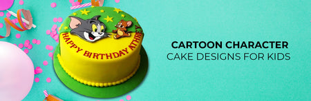 Order Latest Cartoon Character Cake Designs for Kids Online