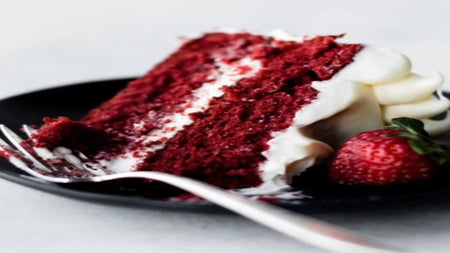 Order Online Red-Velvet Cake with Cake Plaza