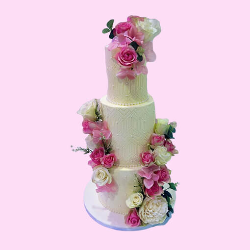 Nature’s Bounty Wedding Cake