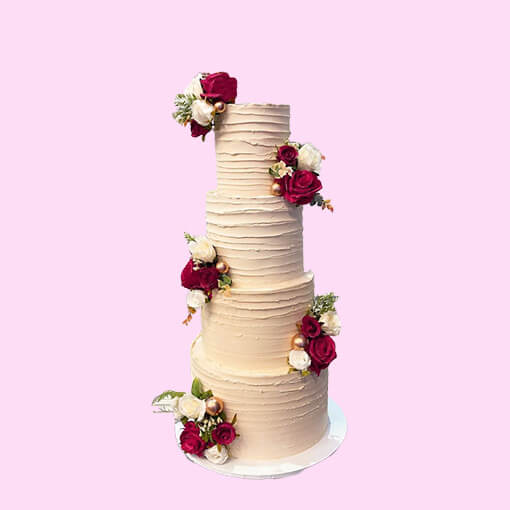Fragrance of Love Wedding Cake