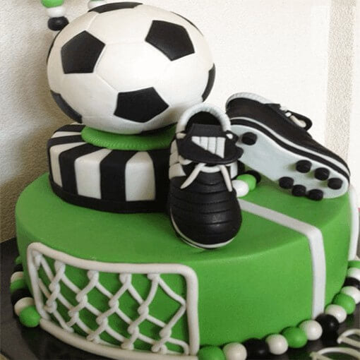 football-round-shape-boots-on-top-of-cake
