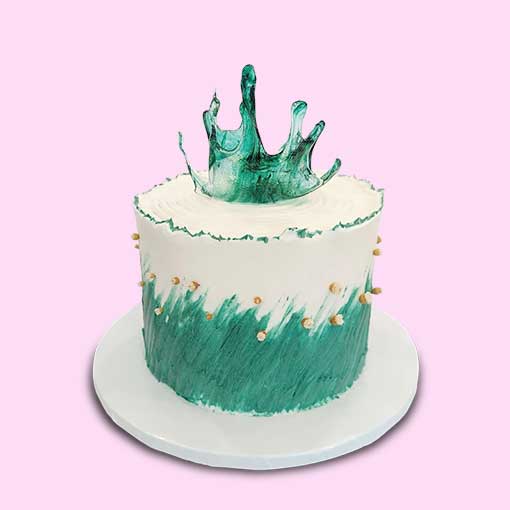 Forest Grass Isomalt Cake