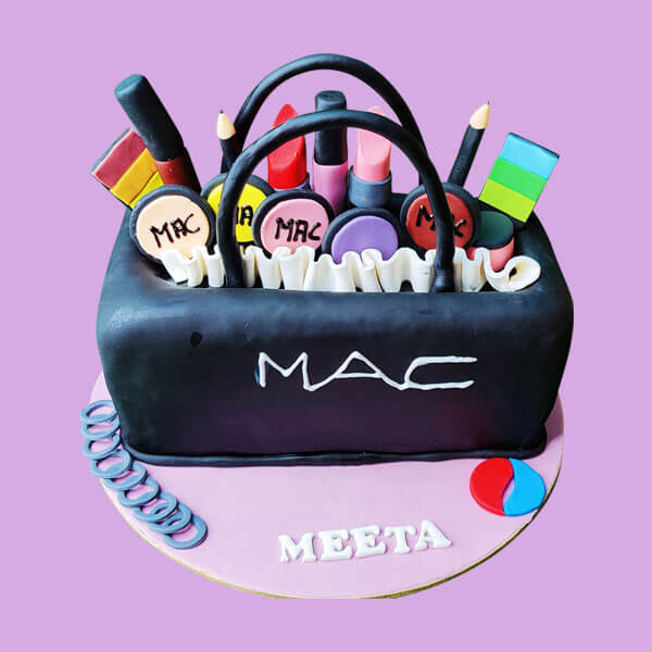 Mac Makeup Kit Design Cake