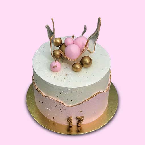 Pearls of Heaven Isomalt Cake