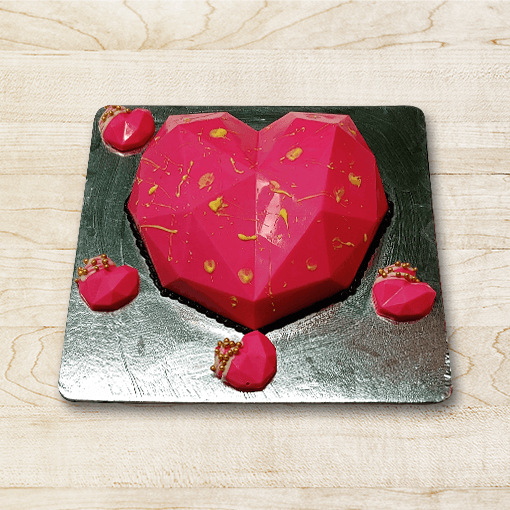 Heart Shaped Chocolate Pinata Cake