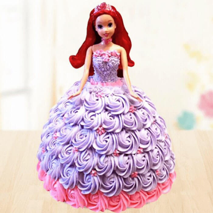 Barbie Doll Cake | 100% Eggless Cakes | Doll Cake | Yummy Cake
