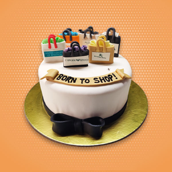 born-for-shopping-round-shape-designer-cake