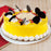 choco-coin-round-shape-cake-yellow-colour