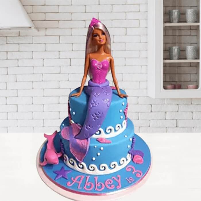 Torta Babie principessa  Doll birthday cake, Barbie birthday cake, Barbie  doll cakes