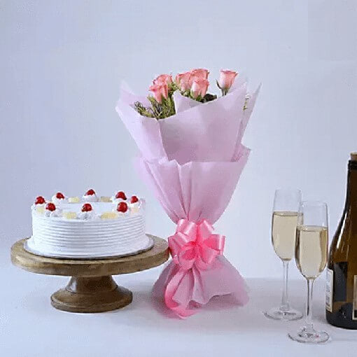 elegant-wishes-6-pink-roses-with-cake-plaza