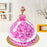 doll-shape-round-pink-color-doll-cake
