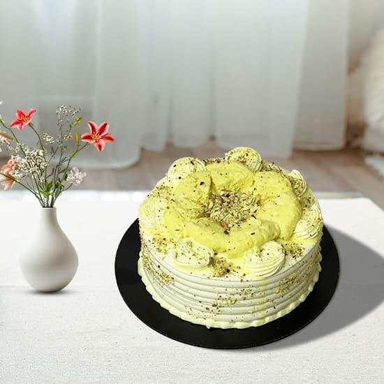 Pista Rasmalai Delight Cake