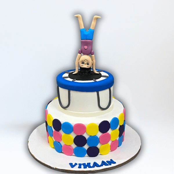 Gymnast Theme Cake For Boys