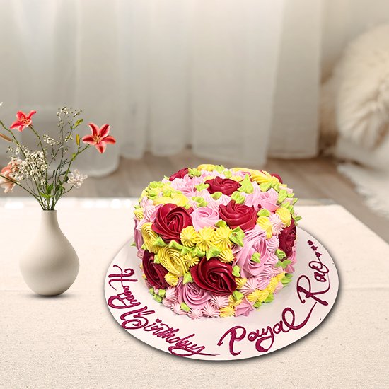 Floral Delightful Cake
