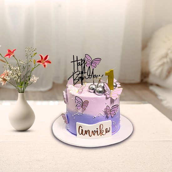 Fluttering Wishes Cake