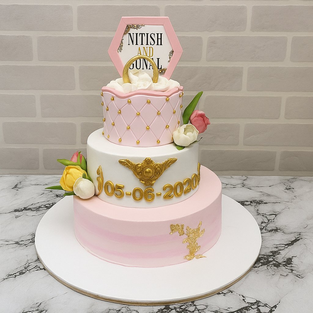 Radiant Rose Cake Delight