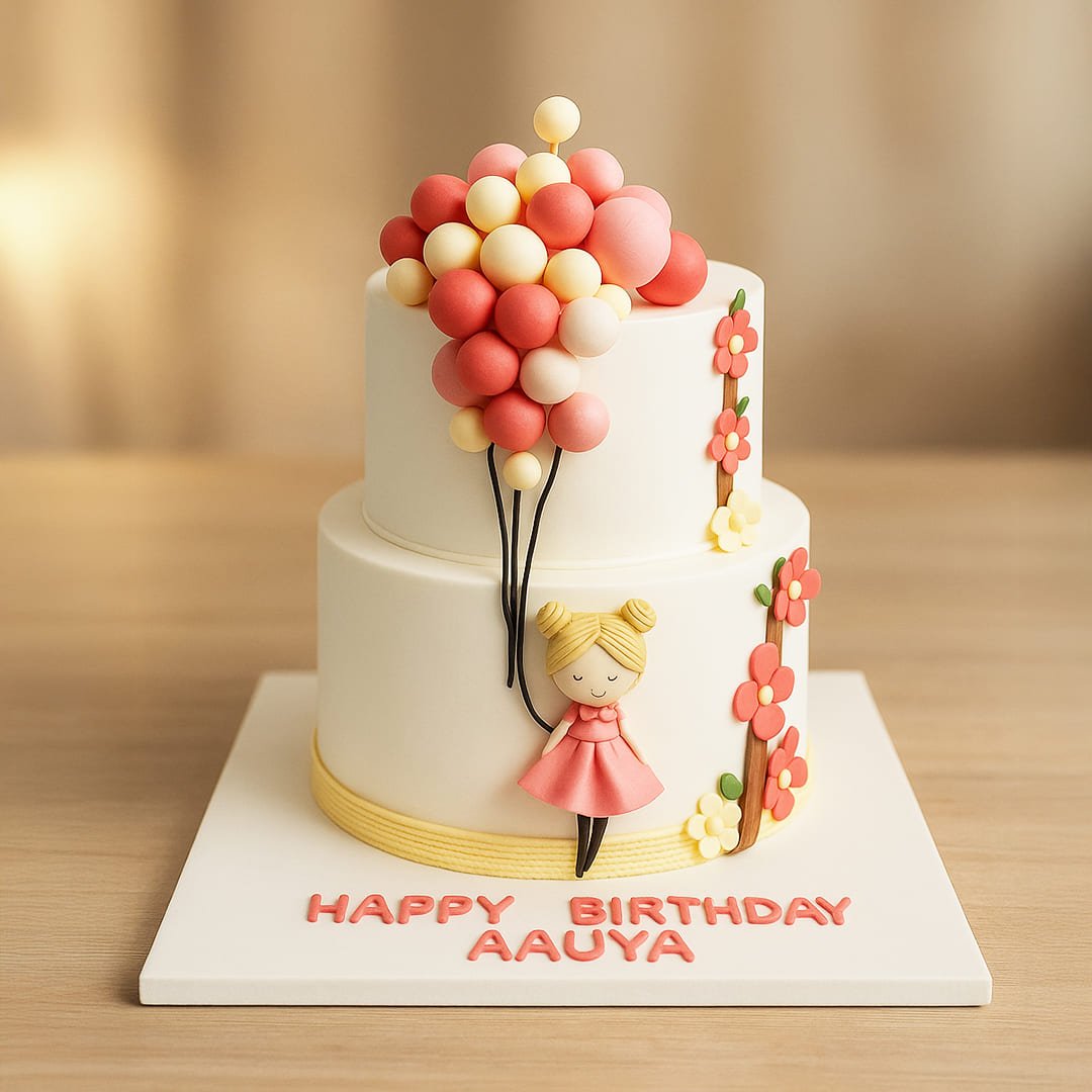 Birthday Balloon Bash Cake